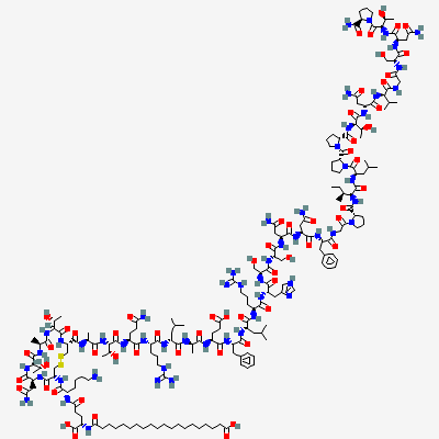 Chemical structure of Cagrilintide