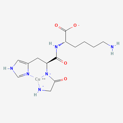 Chemical structure of GHK-Cu