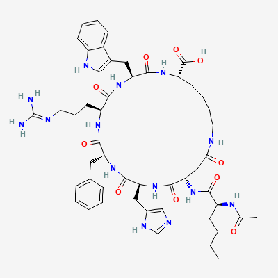 Chemical structure of PT-141 (Bremelanotide)